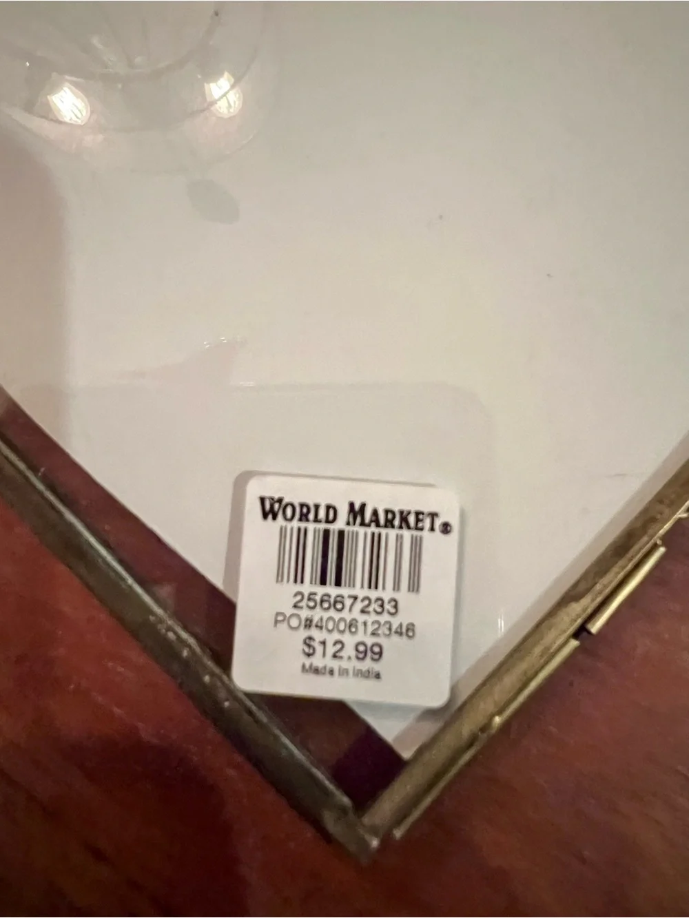 Cost Plus World Market heart shaped